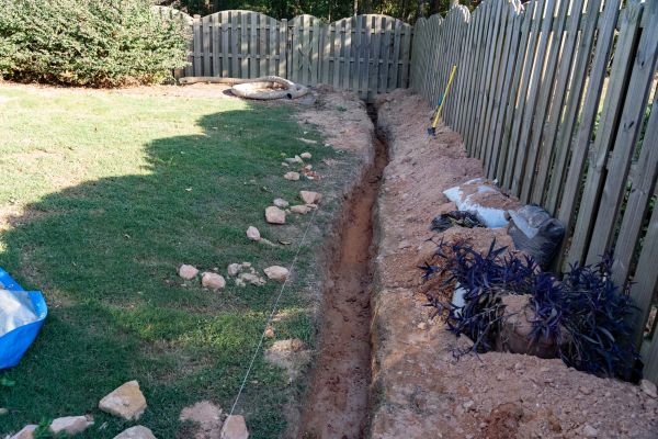 Trench Drain Installation in New Castle
