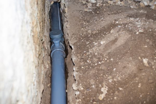Drain Line Installation in New Castle