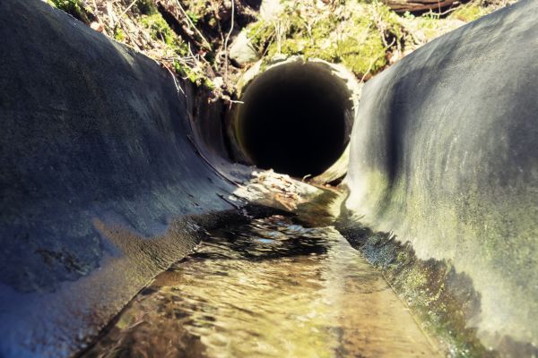 Drainage Swale Installation in New Castle
