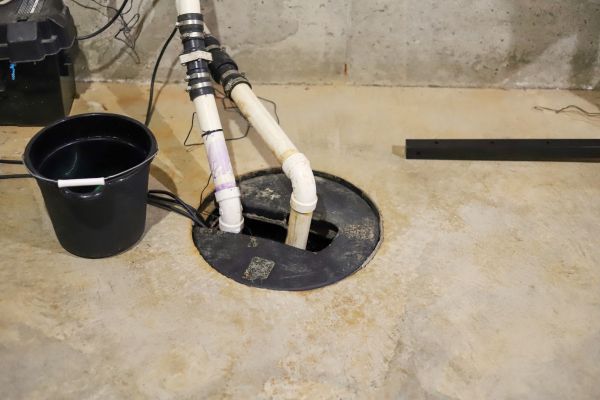 Interior Basement Drainage in New Castle