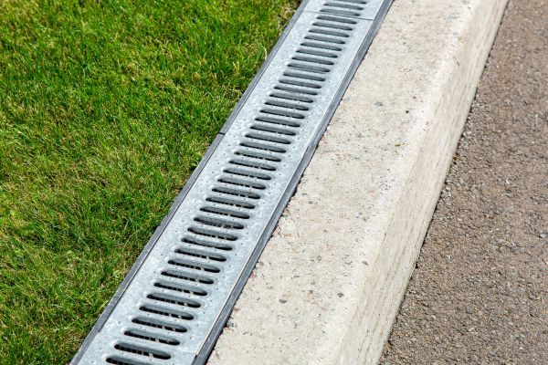 Courtyard Drain Installation in New Castle