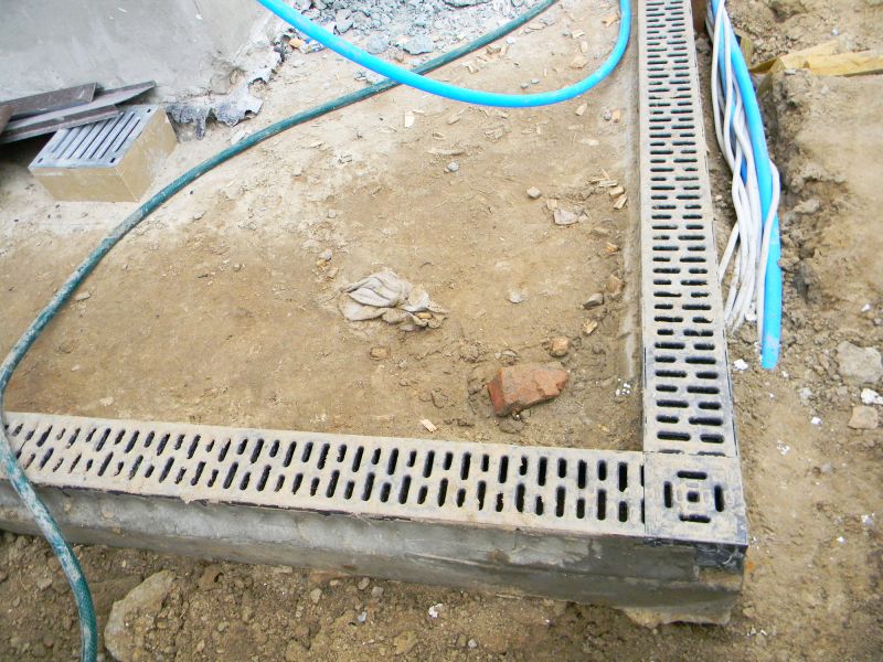 Channel Drain Installation